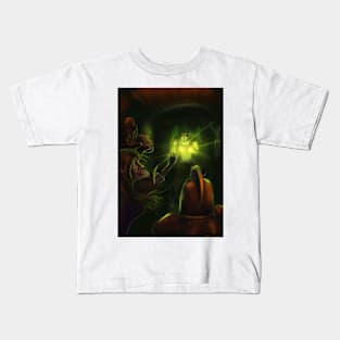 Warlock's Demise - Dungeons and Dragons Illustration Kids T-Shirt